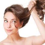 Mujer con cabello largo